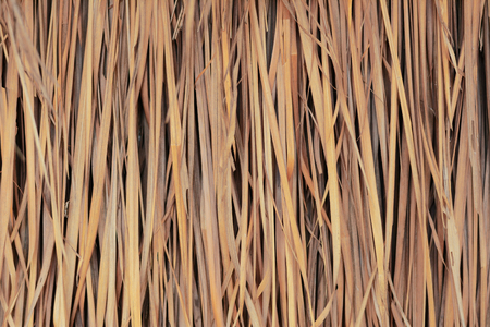 the  background of stripe  brown thatch  textureの写真素材
