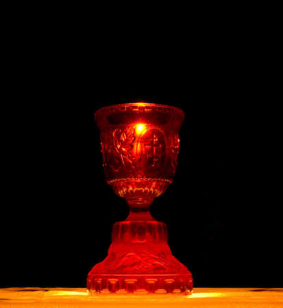 light lights in darknessの写真素材