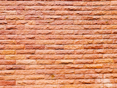 Red sandstone wall textureの写真素材
