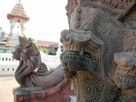 Serpent sculptureの写真素材