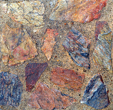 stone background and texture geometric patternの写真素材