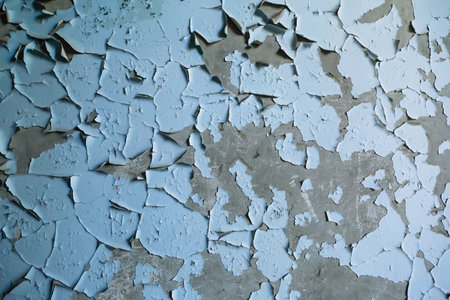 Gray Concrete Texture old wall background with different peeling paint, scratches and cracksの写真素材