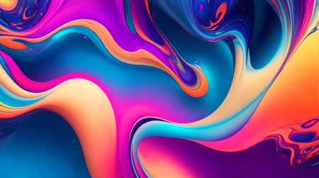 Immerse yourself in a world of vibrant abstract backgrounds that are sure to captivate and inspire.の写真素材