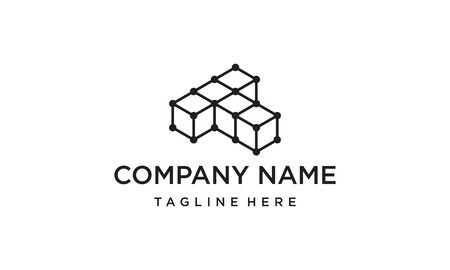 illustration letter logo from letter T logo design conceptのイラスト素材