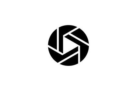 black white globe play entertainment logoのイラスト素材