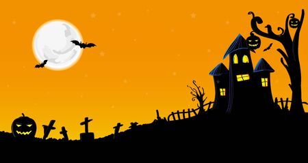Halloween Vector Illustration.のイラスト素材