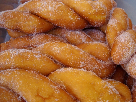 Shakoy or â€œpilipitâ€ is a twisted fried donut coated with sugar and is a popular street...