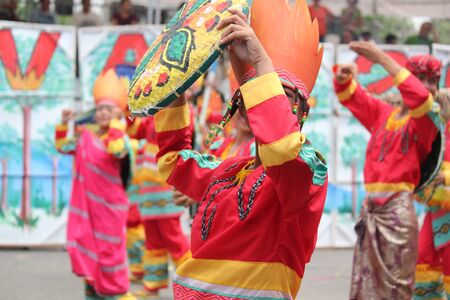 Davao City, Philippines-August 2014: Close up of a performers at the streetcdancing competition with...