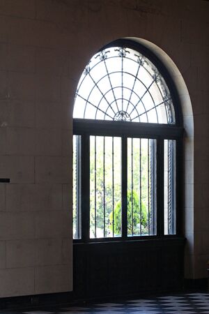 View from the window of a church