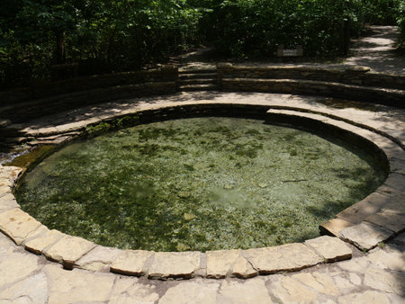 Buffalo Springs at the Chickasaw National Recreation Area in Oklahoma.の写真素材