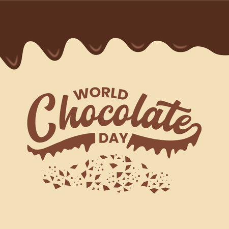 World Chocolate Day Vector Design in EPS 10 Ready for Your Designのイラスト素材