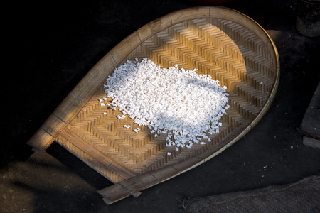 puffed rice.の写真素材