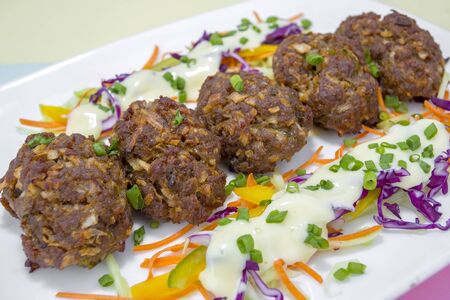 Mutha kabab, its types of making style.の写真素材