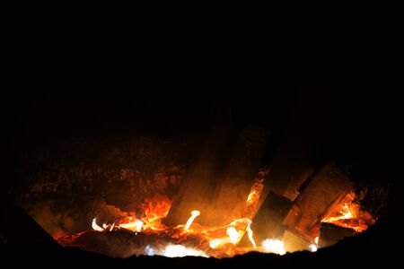Heated metal pig gets squeezed and drilled at special metal forging unit at Brueck metal forging...