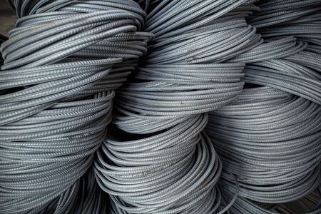 Wholesale steel rebar round, iron steel rod for construction steel bars, View rebar steel at Demra, Dhaka, Bangladesh.の写真素材