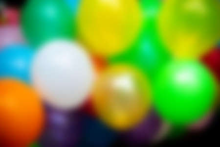A lot of colorful balloons close-up views. Balloons of many colours. Colorful balloons background.の写真素材