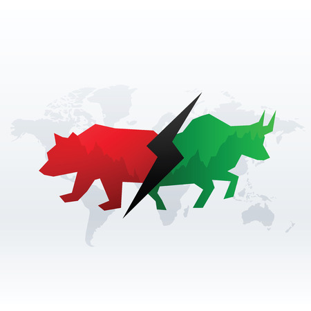 Financial graph on technology abstract backgroundの写真素材