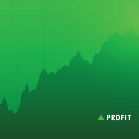 Financial graph on technology abstract backgroundの写真素材