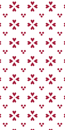 Valentines day. Red heartsの写真素材