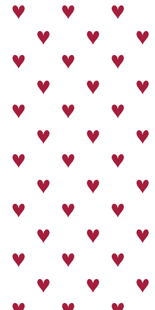 Valentines day. Red hearts