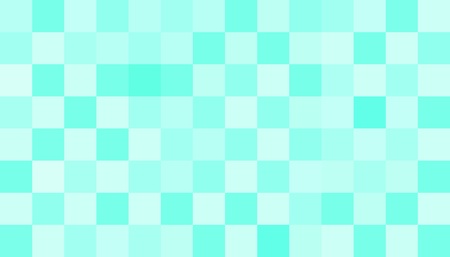 White and light green squares background
