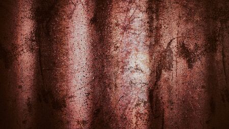 the background of the corrugated zinc board building, the photo blurred and out of focusの写真素材