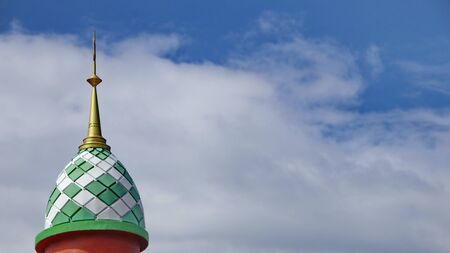 roof of the mosque, place of worship of Muslims, a fusion of Javanese and Middle Eastern edification...