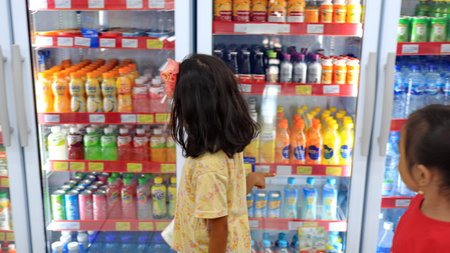 costumer at retail stores for household needs, Alfamart, Batang Indonesia, November 18, 2021のeditorial素材