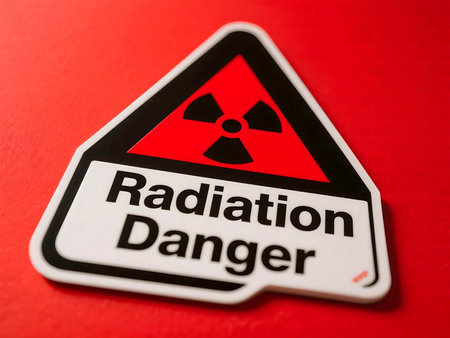 image of a blue toxic waste barrel with radioactive warning symbol. Grungy and dirty surface, illustrated in a bold comic style. Perfect for environmental hazard concepts.の素材