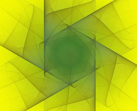 Abstract fractal of a hexagon, backgroundの写真素材
