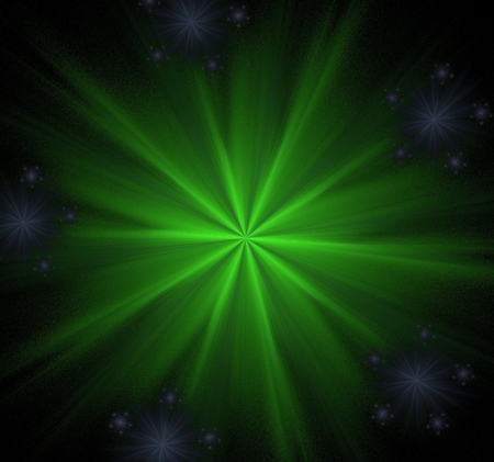 Abstract fractal on a dark backgroundの写真素材