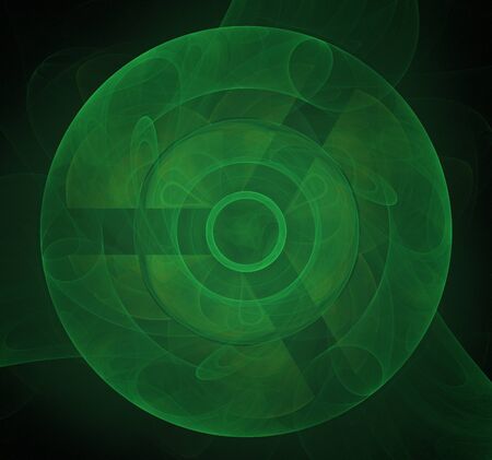 Abstract fractal on a dark backgroundの写真素材