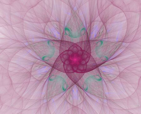 Abstract fractal on a light backgroundの写真素材