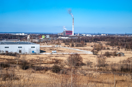 Abandoned Industrial Area in Ukraineの写真素材