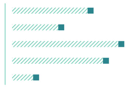 Bar chart icon. Financial statistic data presentation