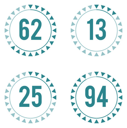 Progress percentage circle. Dashboard infographic round elementのイラスト素材