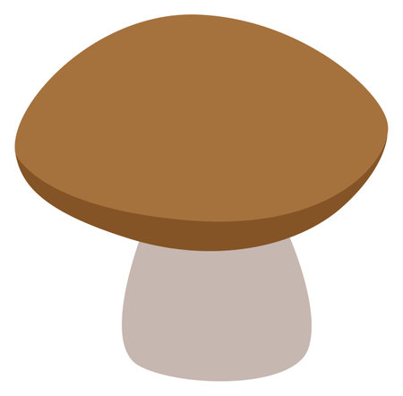 Mushroom icon. Forest plant symbol. Natural fungiのイラスト素材