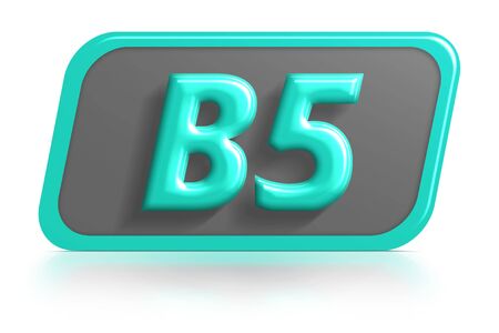 Vitamin B5 on an abstract background. Natural medicine isolated icon. Basics of a healthy diet. 3D illustration.の写真素材