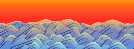 Sea waves sketch pattern. Marine pattern with stylized blue waves on a light background. Water Wave...
