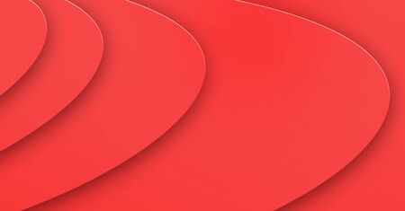 FB Red banner mockup. Poster information business modern design proposal advert. Red abstract corporate banner template, horizontal advertising banner. layout template flat design set , clean geometric abstract header background template for website design. Header cover for FB. 3d illustration.の写真素材