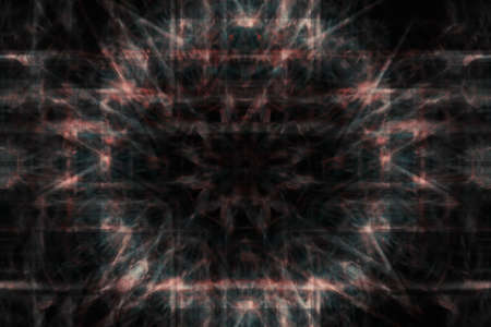 Batik decoration, abstract kaleidoscope fabric. Paint brush ink explode spread smooth concept....
