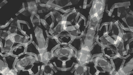 Urban curved abstract pattern for background. 3d rendering