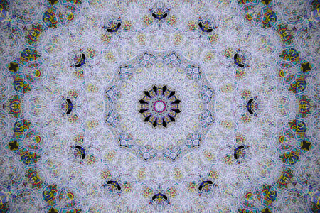 Melting watercolor colorful symmetrical pattern for textile. Melting watercolor colorful symmetrical...