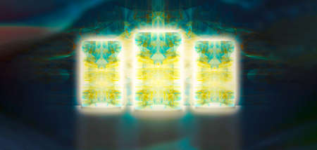Background of empty show scene. Dark room, catwalk fashion podium, laser show, stage background....