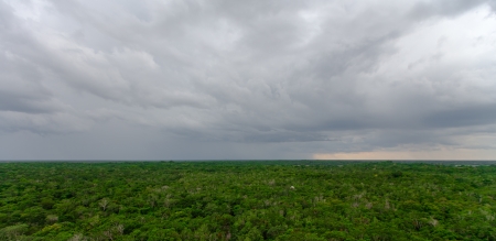 Claudy day at Quintana Roo National parkの写真素材