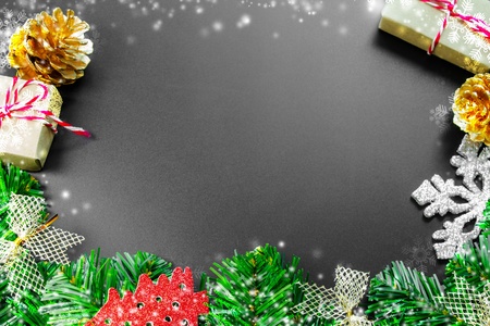 hristmas background with copy space for product montage or text message.の写真素材