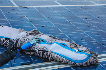 Solar panel, alternative electricity source - concept of sustainable resources, And this is a new...