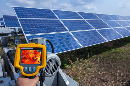 Thermoscan(thermal image camera), Industrial equipment used for checking the internal temperature of...