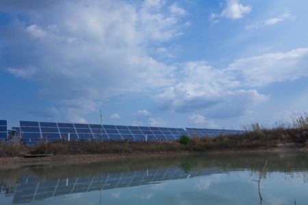 Solar panel, alternative electricity source - concept of sustainable resources, And this is a new...
