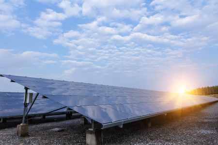 Solar panel, alternative electricity source - concept of sustainable resources, And this is the...